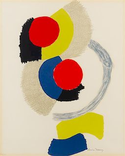 * Sonia Delaunay, (French, 1885-1979), Abstract Figure