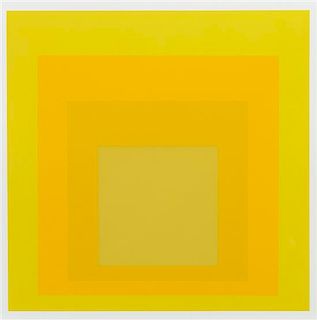 Josef Albers, (American/German, 1888-1976), Homage to the Square from Formulation: Articulation, 1972 (a pair of works)