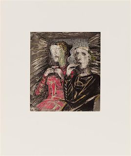 Henry Moore, (British, 1898-1986), Shelter Sketchbook