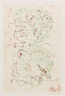 * Max Ernst, (German, 1891-1976), Les Chiens ont soif, 1964