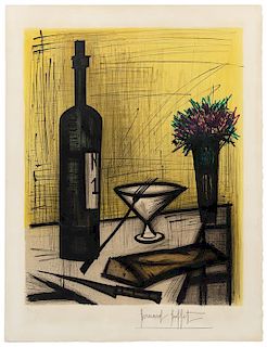 Bernard Buffet, (French, 1928–1999), Bread and Wine, 1964