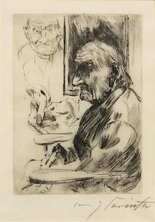 * Lovis Corinth, (German, 1858-1925), Alter Mann (Old Man), 1916