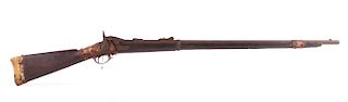 Sioux Parfleche Tacked Springfield Trapdoor Rifle