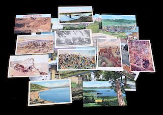 370 All Different Montana & Yellowstone Postcards
