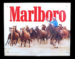 Marlboro Round Up Advertising Sign