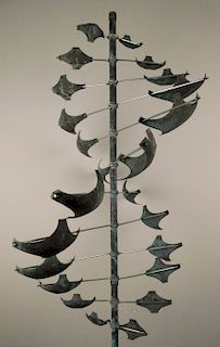 Lyman Whitaker metal wind sculpture