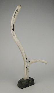 Inuit carved antler