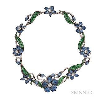 Gem-set Necklace, Evelyn Clothier