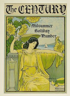 Louis Rhead Art Nouveau Century Cover Poster