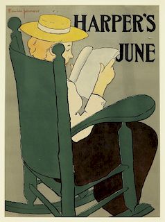 Edward Penfield Harper's June Art Nouveau Poster