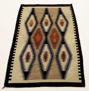 Native American Navajo Wool Eye Dazzler Rug Carpet