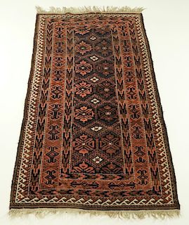 C.1900 Persian Oriental Baluch Carpet Rug