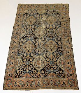 C.1900 Persian Oriental Khorasan Carpet Rug