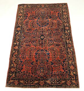 C.1900 Persian Oriental Iranian Sarouk Carpet Rug