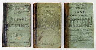 1852 to1857 Providence RI Business Directory Books