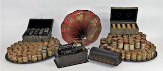 Edison Model C Morning Glory Cylinder Phonograph