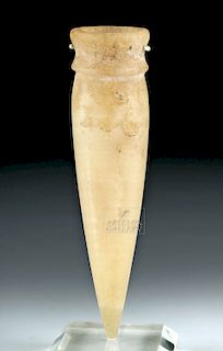 Egyptian Alabaster Collared Vessel