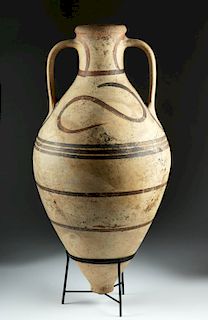 Greek Proto-Geometric Pottery Transport Amphora w/ TL
