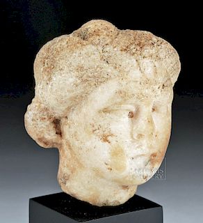 Roman Marble Female Head - Muse