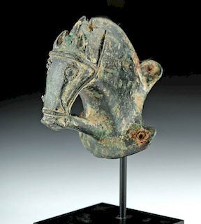 Roman / Byzantine Bronze Horse Head Applique