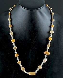 Sumerian Stone / Faience Bead Necklace