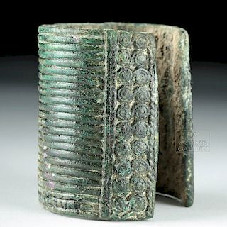Thai Bronze Age Bronze Cuff Bracelet