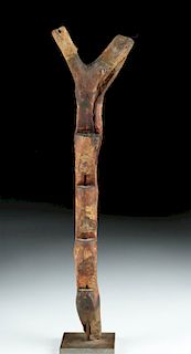 20th C. African Dogon Wooden Votive Ladder