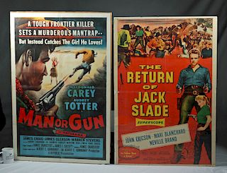 Two Original Movie Posters - American Westerns, 1950s