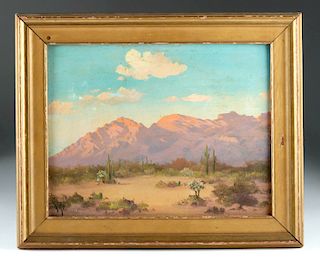 Willard Page Painting - Catalina Mountains, 1930s