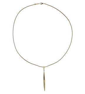 Tiffany &amp; Co 18K Gold Pendant Necklace