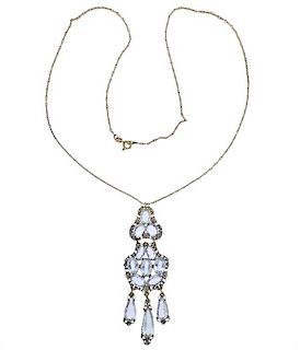 Antique Victorian 18K Gold  Pendant Necklace