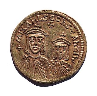 Ancient Byzantine Empire 22k Gold Coin 