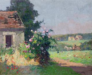 Édouard-Léon Cortès, (French, 1882-1969), Paysage Rosier, c. 1920-1925