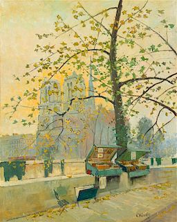 * Constantin Kluge, (French-Russian, 1912-2003), Notre-Dame
