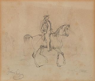 Juliusz Fortunat Kossak, (Polish, 1824-1899), Antoni Lewicki on Horseback