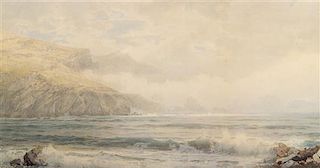 William Trost Richards, (American, 1933-1905), Sea Mists; Twilight Near Devon, c. 1880