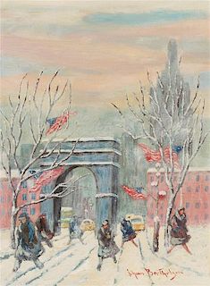 Johann Berthelsen, (American, 1883–1972), Washington Square, New York