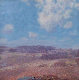Lawrence Mazzanovich, (American, 1871-1959), Autumnal Landscape