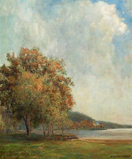 William Langston Lathrop, (American, 1859-1938), Autumnal Lanscape