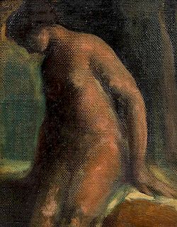 Arthur Bowen Davies, (American, 1862-1928), Nude
