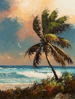 Harold Newton, (American, 1934-1994), The Single Palm