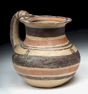 Greek Daunian Polychrome Pottery Olpe