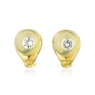 Mauboussin Paris Diamond and Rock Crystal Earrings