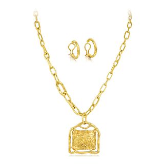Jean Mahie Gold Jewelry Set