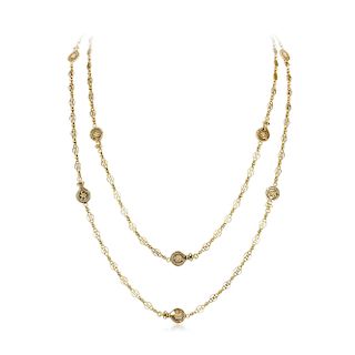 Antique Gold Chain, French