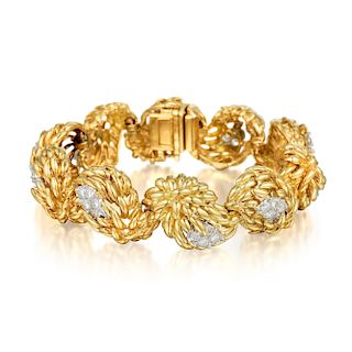 Cartier Gold Diamond Bracelet