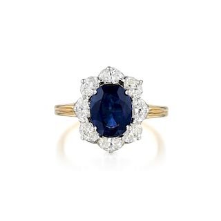 Oscar Heyman & Bros. Sapphire and Diamond Ring