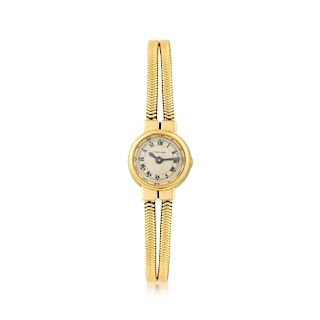 Cartier European Watch & Clock Co. 18K Gold Ladies Watch, French