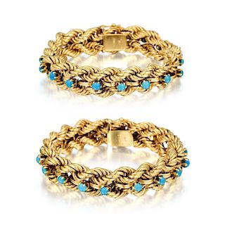 Van Cleef & Arpels Turquoise Bracelets/Choker