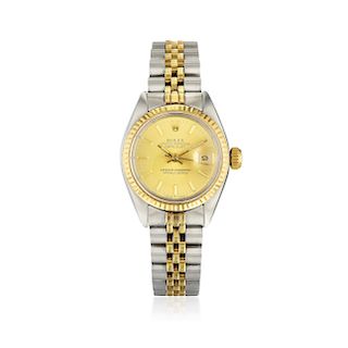 Rolex Ladies Datejust Ref. 6917 in 18K Gold and Steel